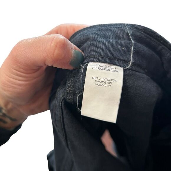 Theory Denim Rip Stitch Cotton Pockets Bermuda Short Blue Black Size 31 Classic - Picture 4 of 9